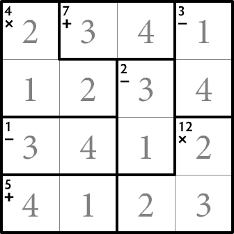 MinuPlu logic puzzle